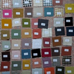 Colorful Fabric Swatch Collection